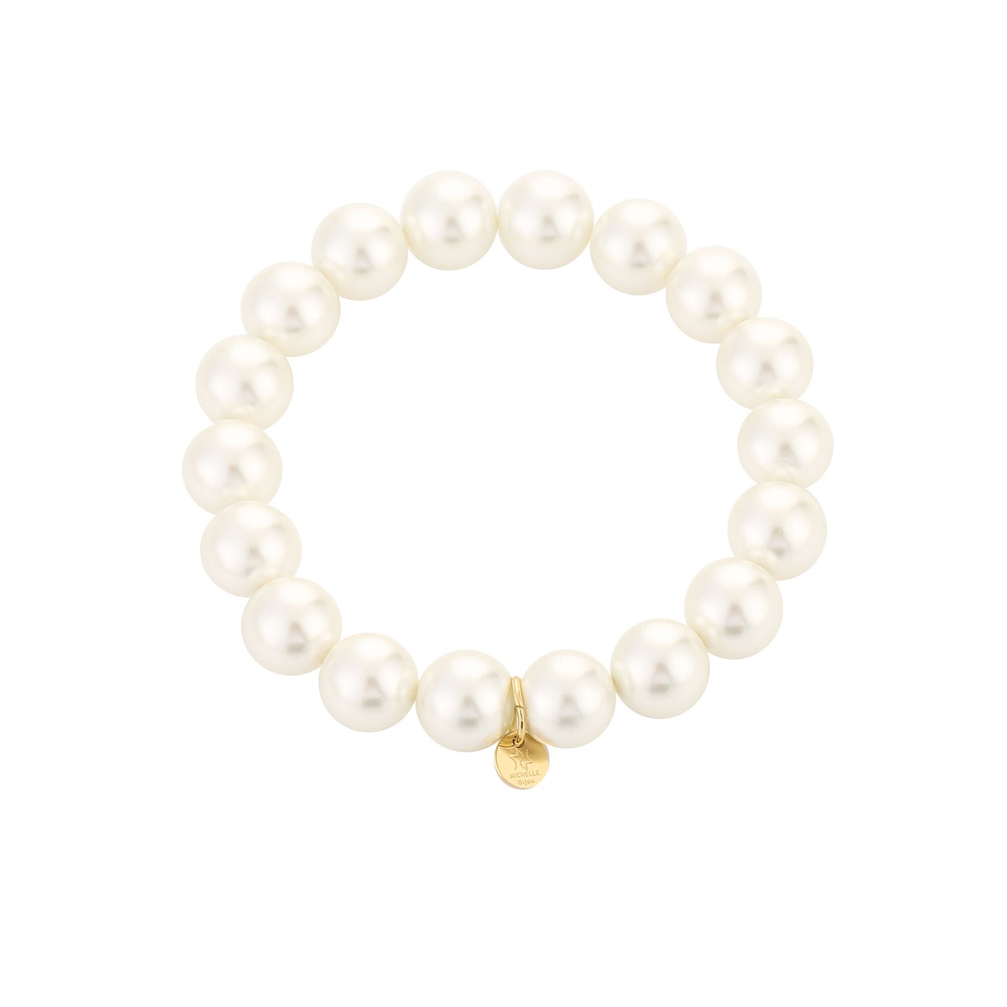 Parel damesarmband - wit