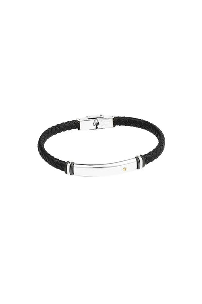Men's bracelet braided - silver - Xrosjean